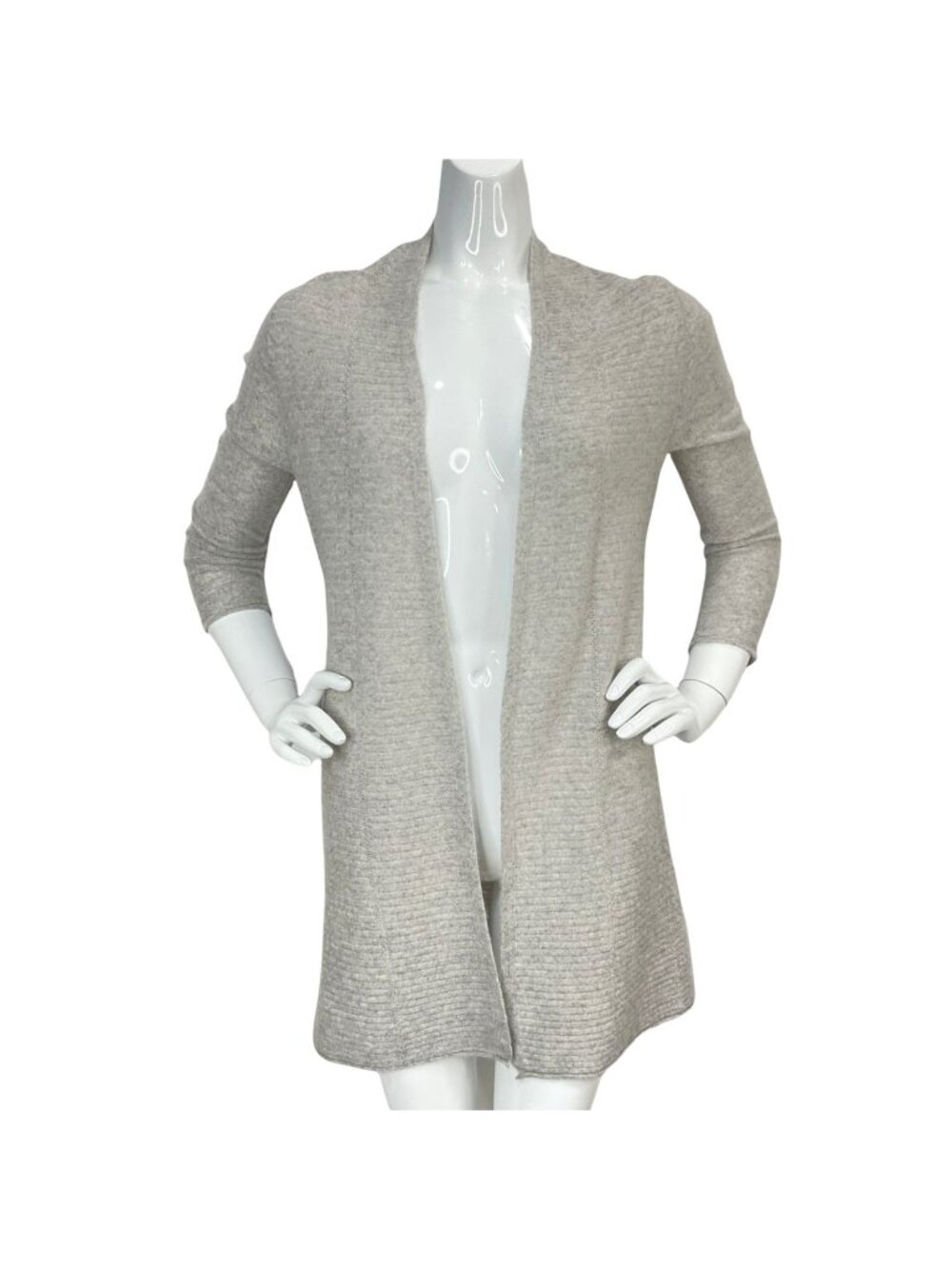 Charter Club 100 % Cashmere Womens Sweater Sz S Gray Luxury Cardigan Nwt $199